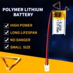 3.7V 100mAh 601120 Rechargeable Lithium Polymer Battery (复制) - Image 2