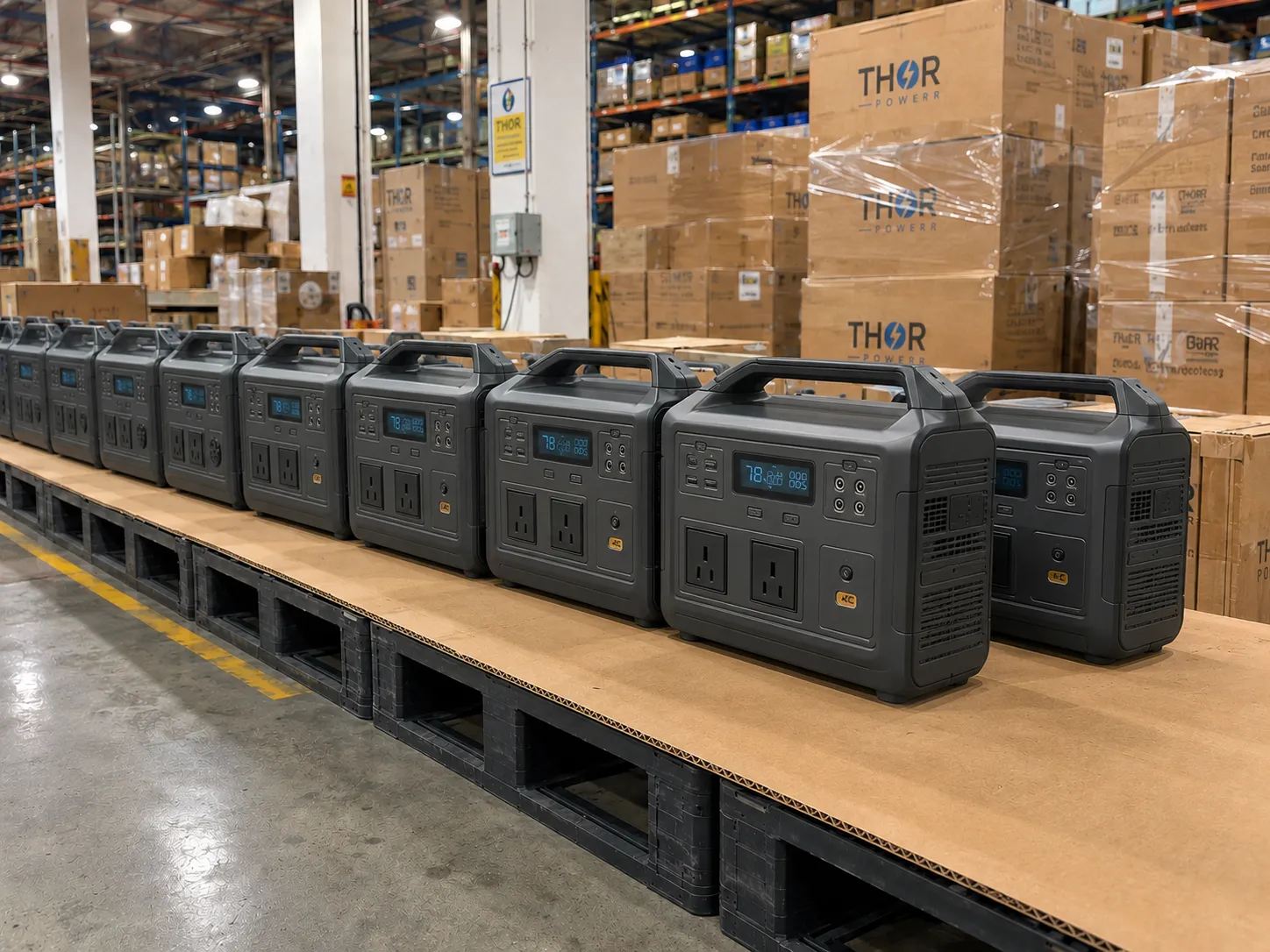 THOR 512Wh 600W LiFePO4 portable power stations prepared for OEM and private-label supply