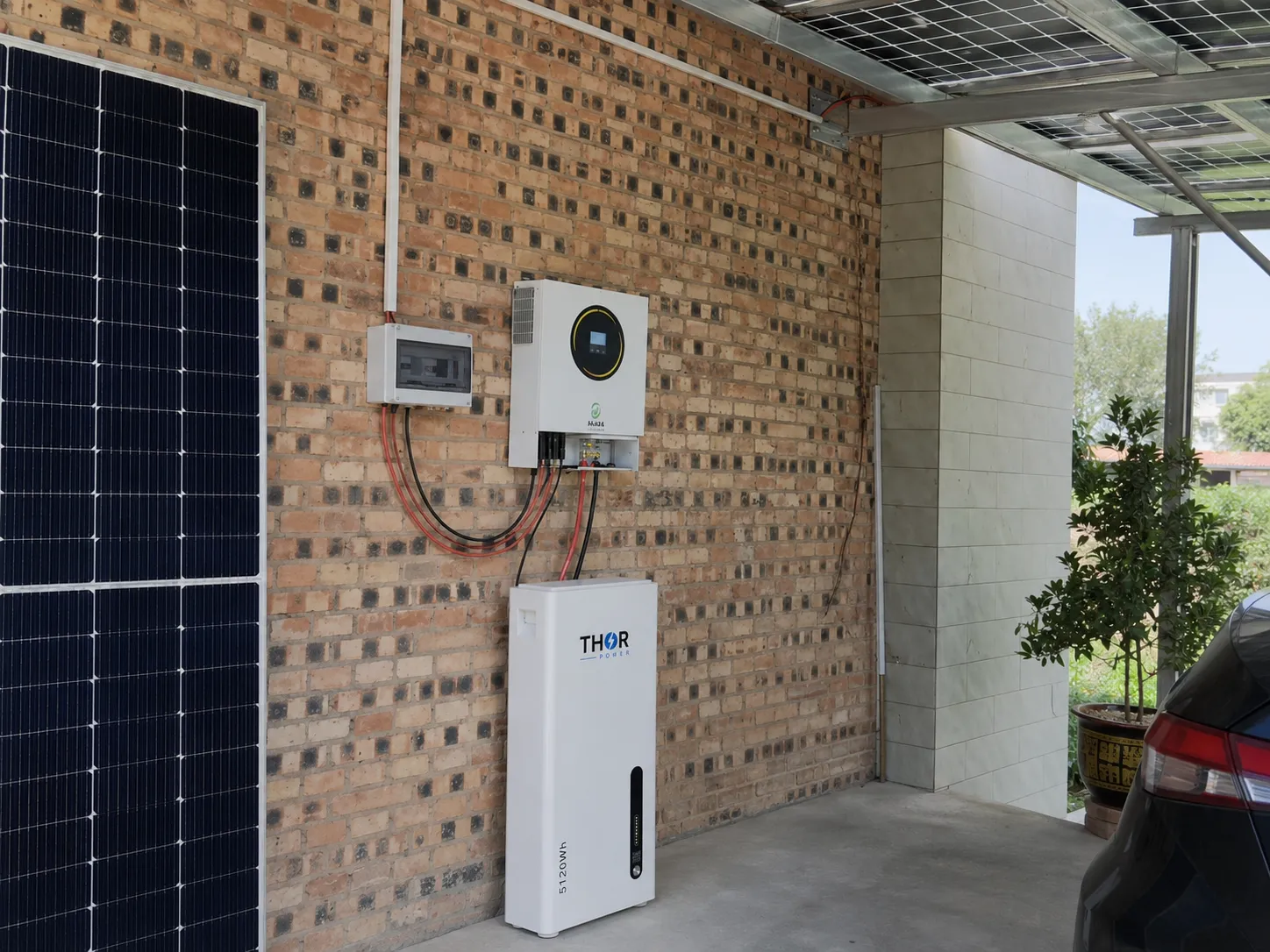 Home energy storage lithium battery system for residential solar storage and household backup power