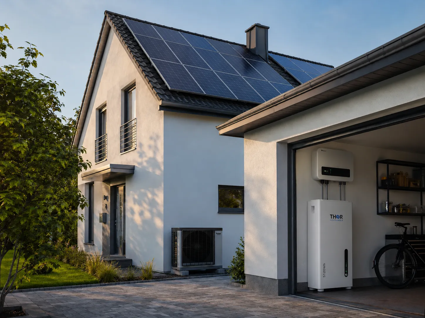 LiFePO4 home energy storage battery pack for solar backup power and residential energy storage systems
