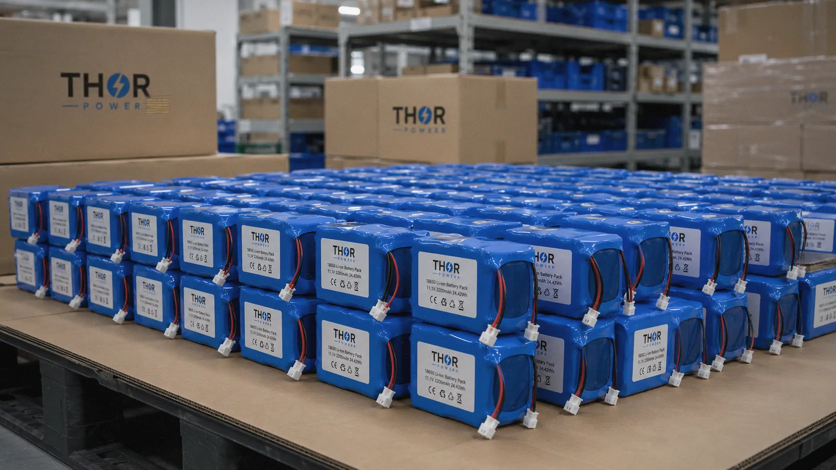 OEM 18650 and 21700 battery pack production for long-term supply and ready for delivery