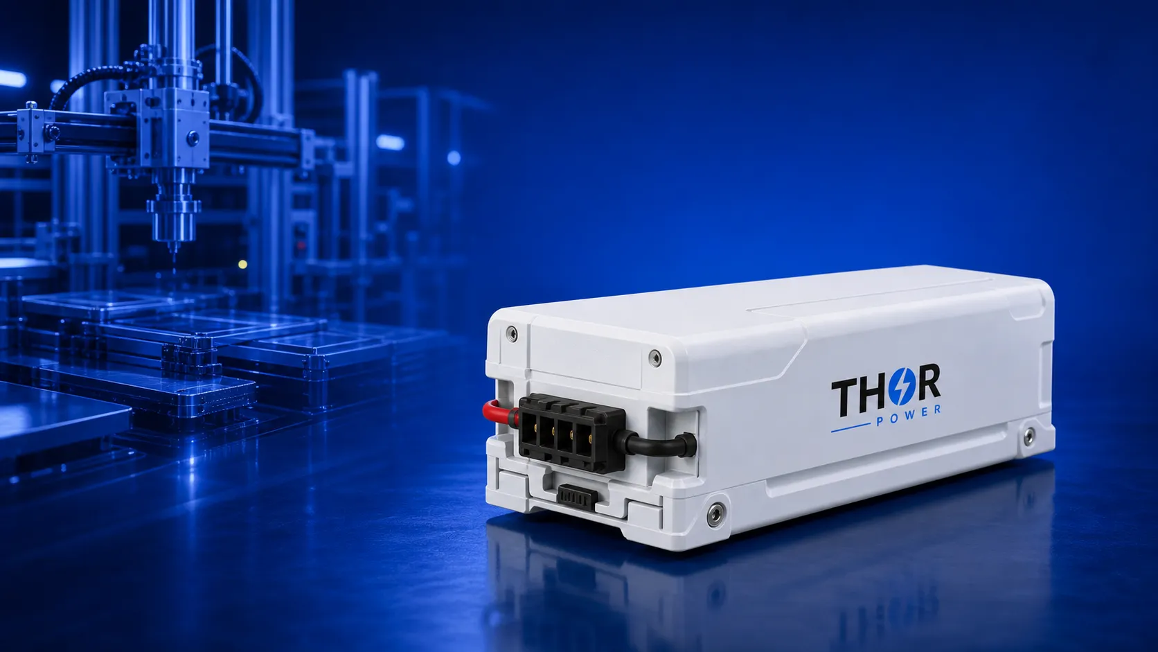 Custom 21700 lithium-ion battery pack with plastic casing for replaceable battery design