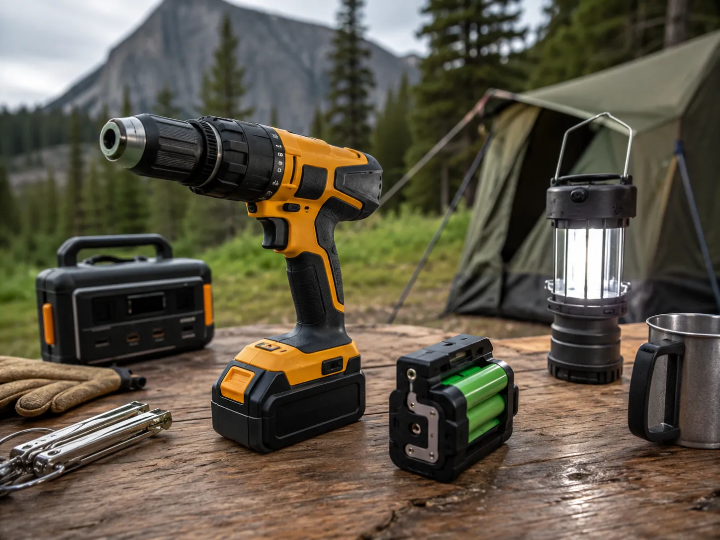 Custom lithium battery pack for outdoor lighting, portable work lights, camping lights, outdoor tools and portable equipment