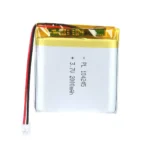 THOR 104245 3.7V 2000mAh lithium polymer battery with PCM protection, red and black lead wires, and 2-pin connector