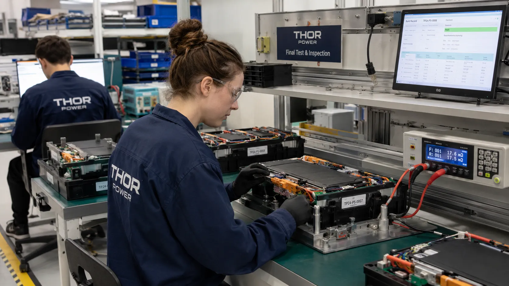 Custom battery pack pilot production validation and sample traceability