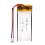 THOR 302248 3.7V 200mAh lithium polymer battery with PCM protection, red and black lead wires, and 2-pin connector