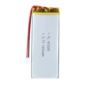 THOR 3.7V 1400mAh LiPo battery THOR-403280 with connector and PCM