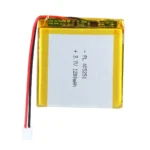 THOR 405251 3.7V 1200mAh lithium polymer battery with PCM protection, red and black lead wires, and 2-pin connector