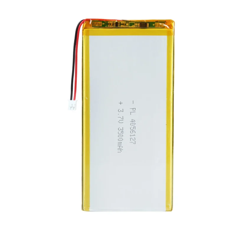 THOR 4056127 3.7V 3500mAh lithium polymer battery with PCM protection, red and black lead wires, and 2-pin connector