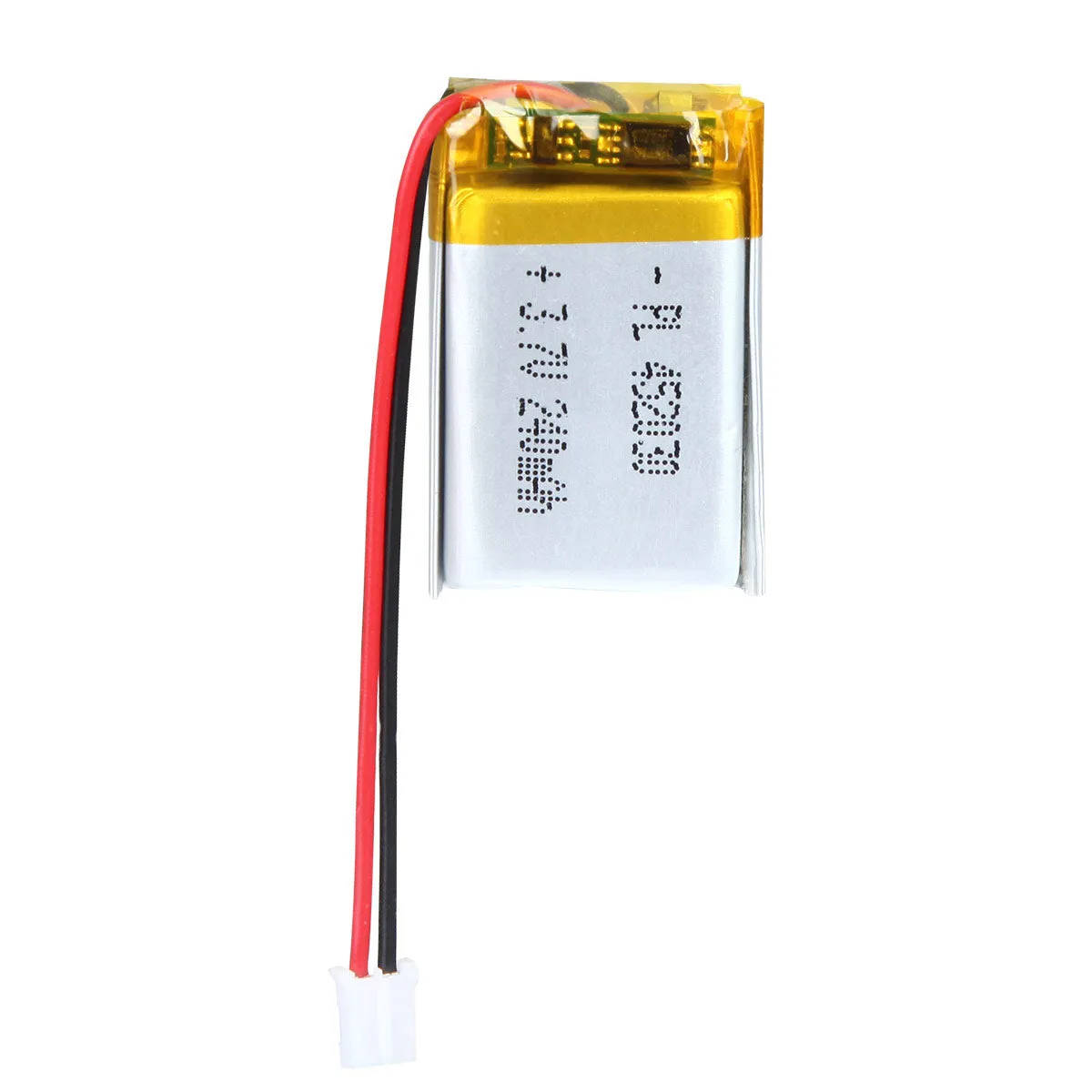 thor-452030-lithium-polymer-battery THOR 452030 3.7V 240mAh lithium polymer battery with PCM protection, red and black lead wires, and 2-pin connector