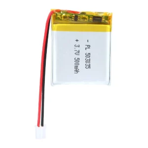 THOR 3.7V 500mAh LiPo battery THOR-503035 with connector and PCM
