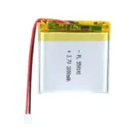 THOR 554141 3.7V 1000mAh lithium polymer battery with PCM protection, red and black lead wires, and 2-pin connector