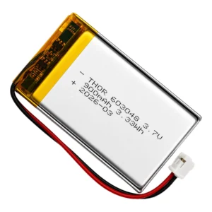 THOR 3.7V 900mAh LiPo battery THOR-603048 with connector and PCM