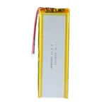 THOR 6042123 3.7V 3800mAh lithium polymer battery with PCM protection, red and black lead wires, and 2-pin connector