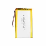 THOR 6065113 3.7V 6000mAh lithium polymer battery with PCM protection, red and black lead wires, and 2-pin connector