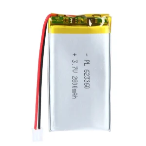 THOR 3.7V 2800mAh LiPo battery THOR-623360 with connector and PCM