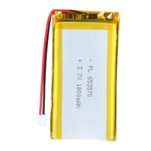 THOR 3.7V 1800mAh LiPo battery THOR-653570 with connector and PCM