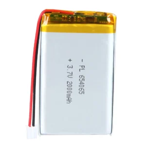 THOR 3.7V 2000mAh LiPo battery THOR-654065 with connector and PCM