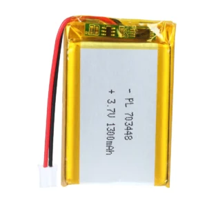 THOR 3.7V 1300mAh LiPo battery THOR-703448 with connector and PCM
