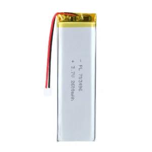 THOR 3.7V 2600mAh LiPo battery THOR-703496 with connector and PCM