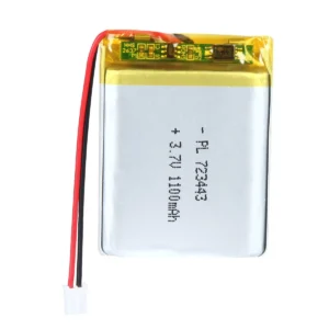THOR 3.7V 1100mAh LiPo battery THOR-723443 with connector and PCM