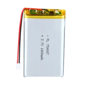 THOR 3.7V 1600mAh LiPo battery THOR-754067 with connector and PCM
