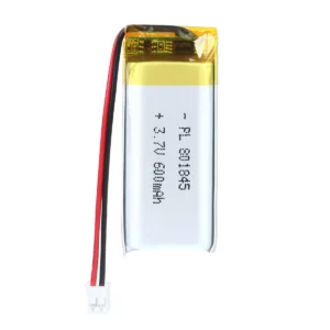 THOR 3.7V 600mAh LiPo battery THOR-801845 with connector and PCM