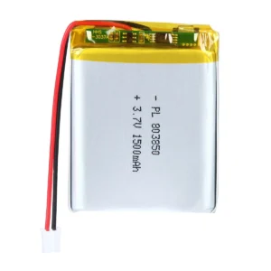 THOR 3.7V 1500mAh LiPo battery THOR-803850 with connector and PCM