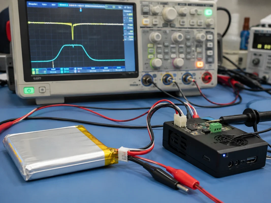 LiPo pouch battery pack voltage sag during peak load in an OEM device