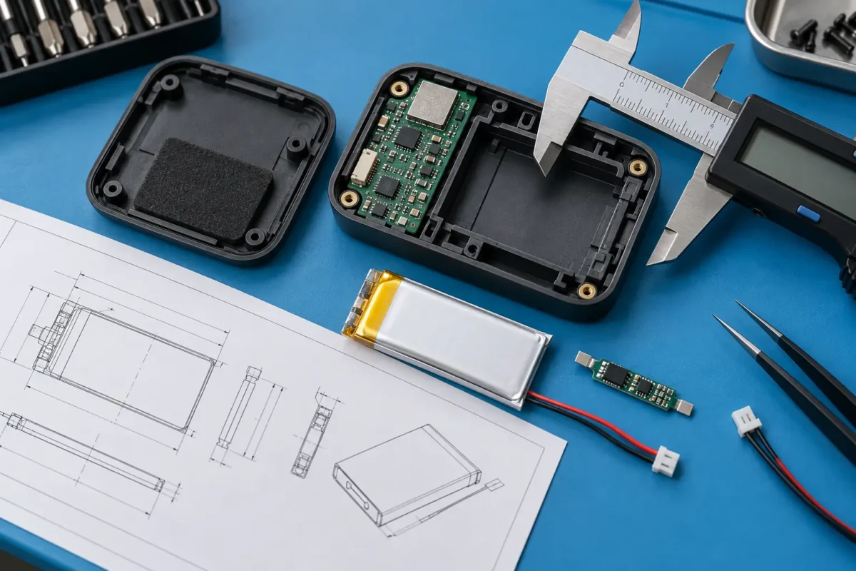 Small custom LiPo battery capacity planning inside a limited device cavity