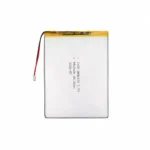THOR 3896130 3.7V 5500mAh lithium polymer battery with PCM protection, red and black lead wires, and 2-pin connector