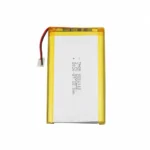THOR 6551118 3.7V 5000mAh lithium polymer battery with PCM protection, red and black lead wires, and 2-pin connector